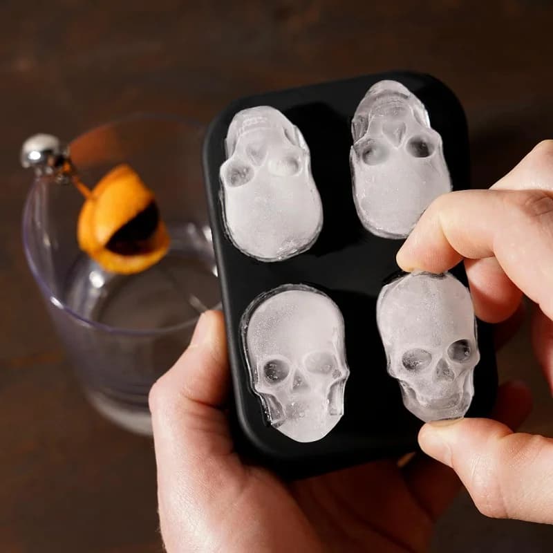 3D galvaskausa ledus bumbiņas forma