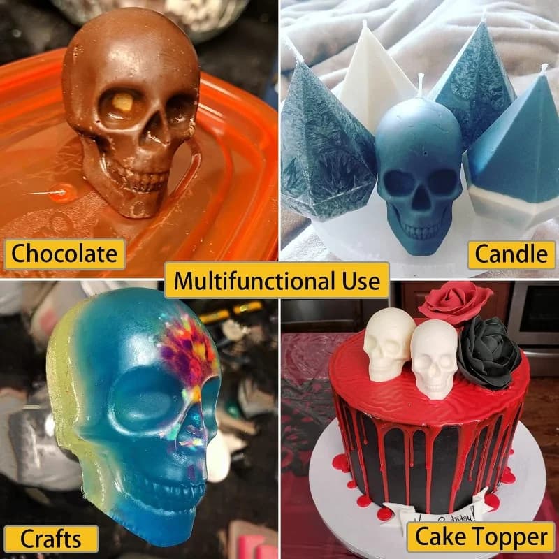 3D galvaskausa ledus bumbiņas forma